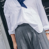 Norabel oversized hemd - White