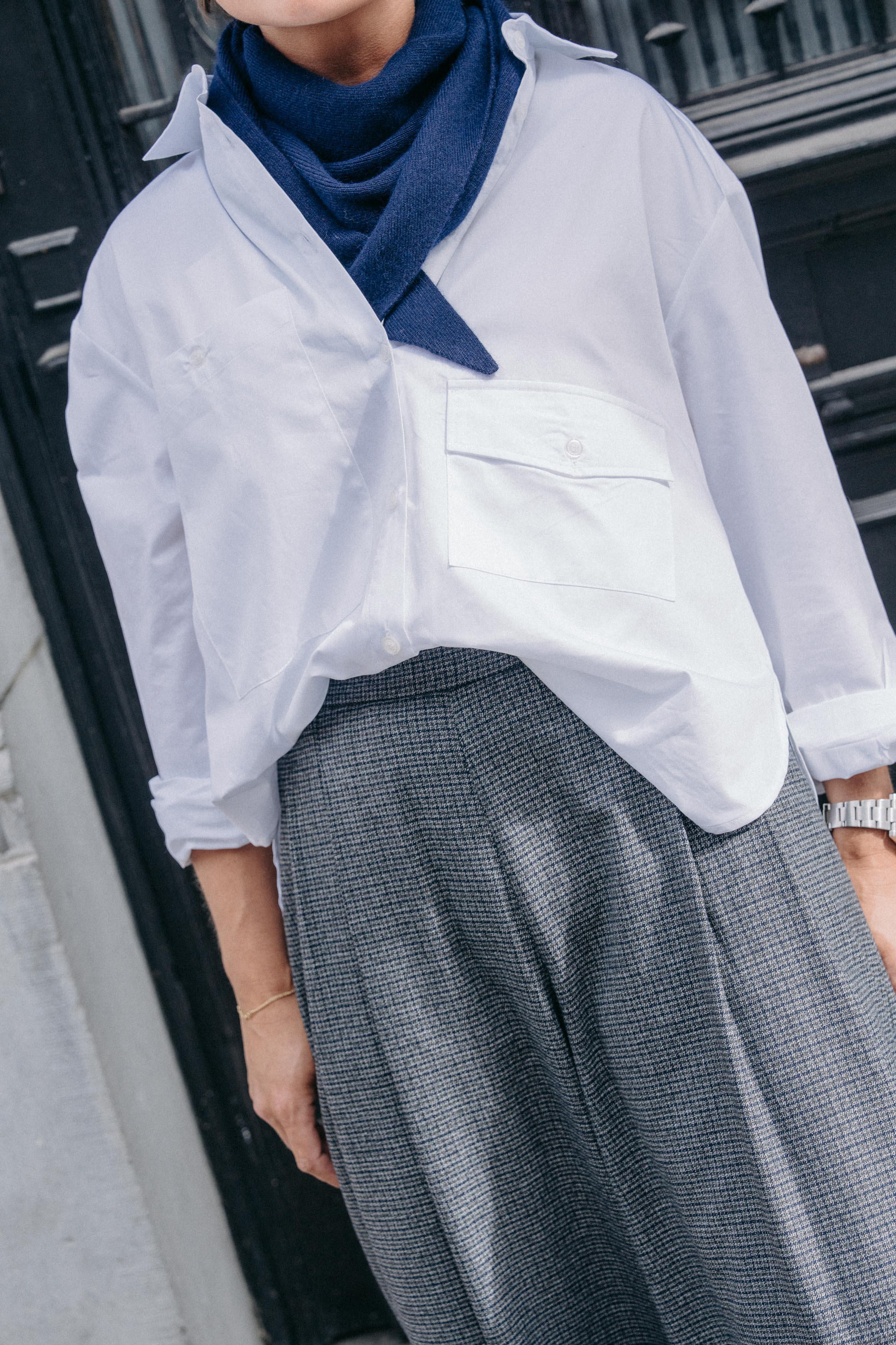 Norabel oversized hemd - White