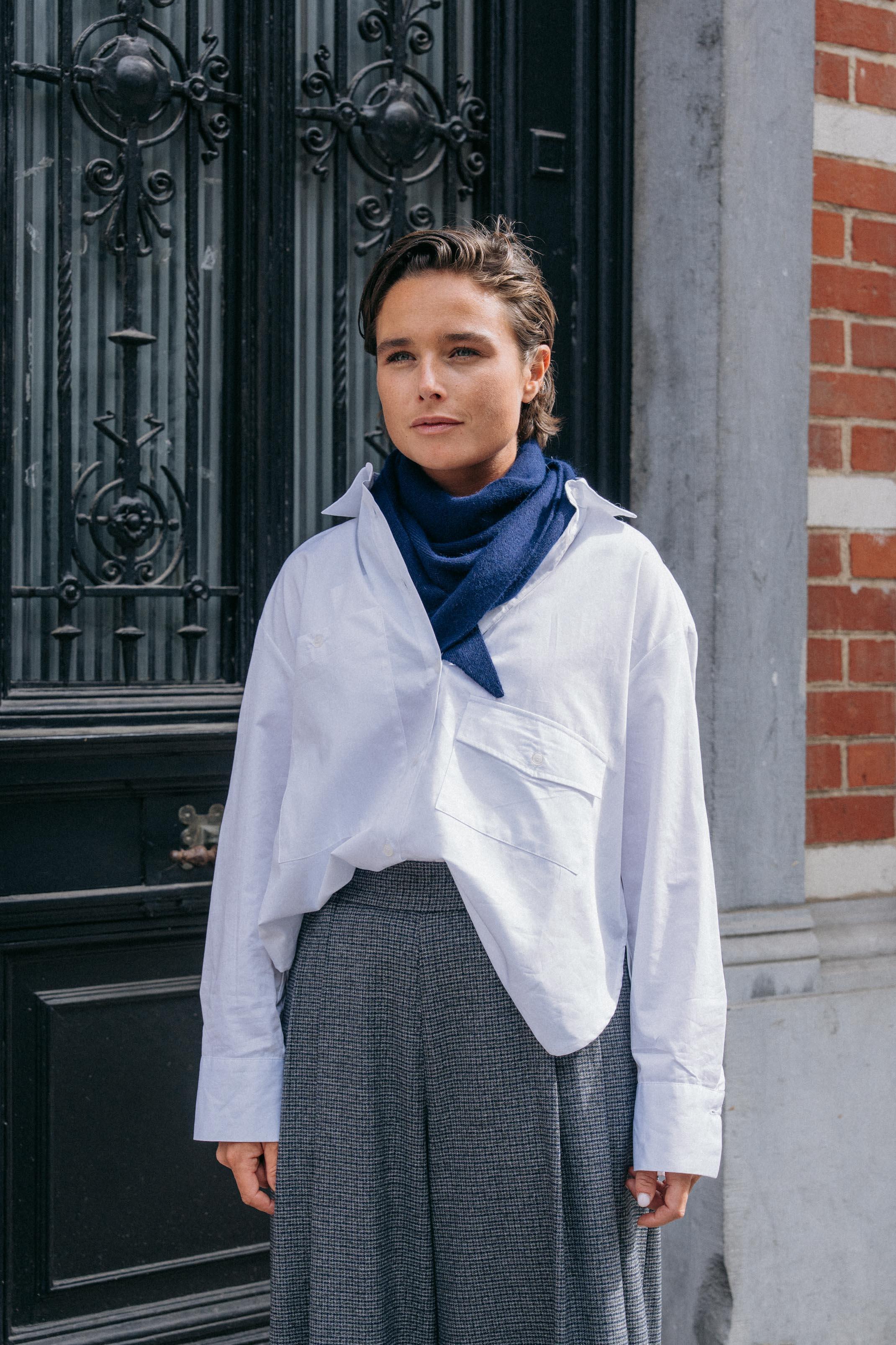Norabel oversized hemd - White