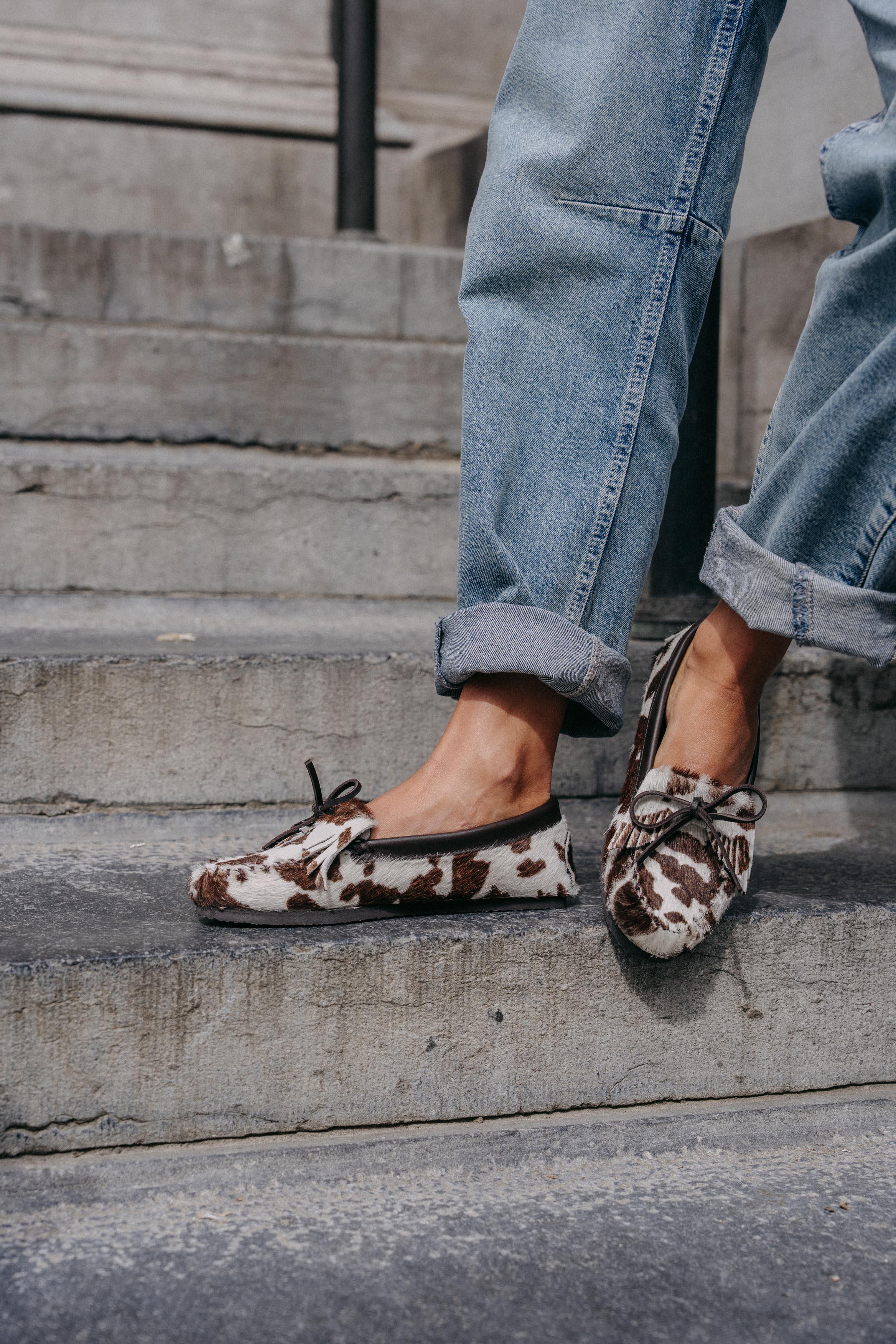 Tommy mocassin - Cow print