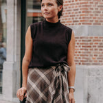 Mil knitwear top - Dark brown
