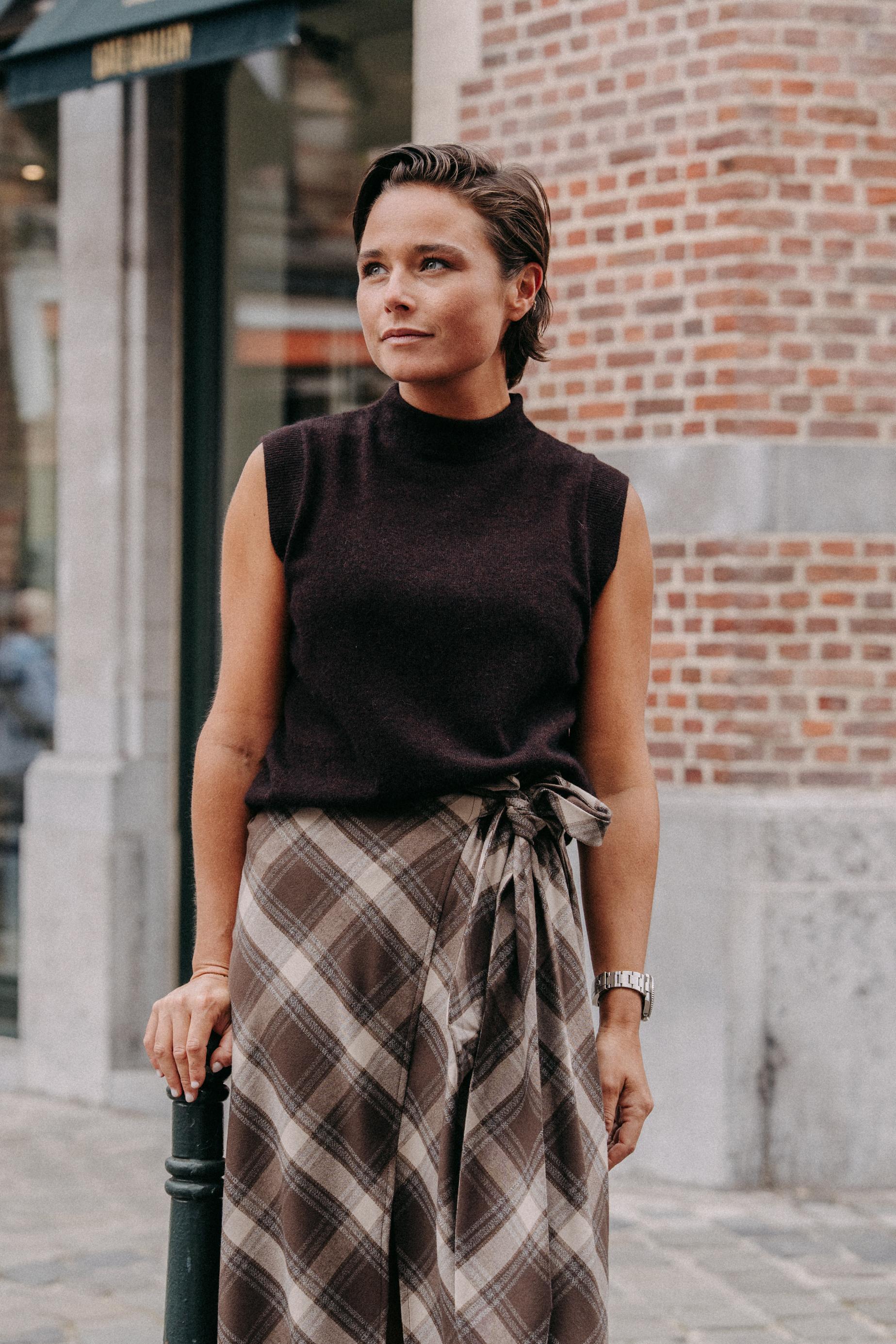Mil knitwear top - Dark brown