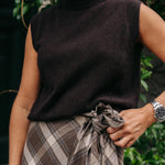 Mil knitwear top - Dark brown