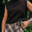 Mil knitwear top - Dark brown