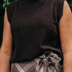 Mil knitwear top - Dark brown