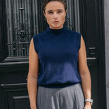 Mil knitwear top - Navy