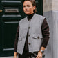 Anna gilet met franjes - Grey