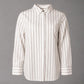 Patty katoenen blouse - Brown stripe