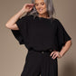 Noor blouse met capemouwen - Black