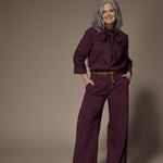 Sienna blouse met afneembare strik - Plume