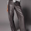 Odelia glitter wide leg broek - Shiny Grey