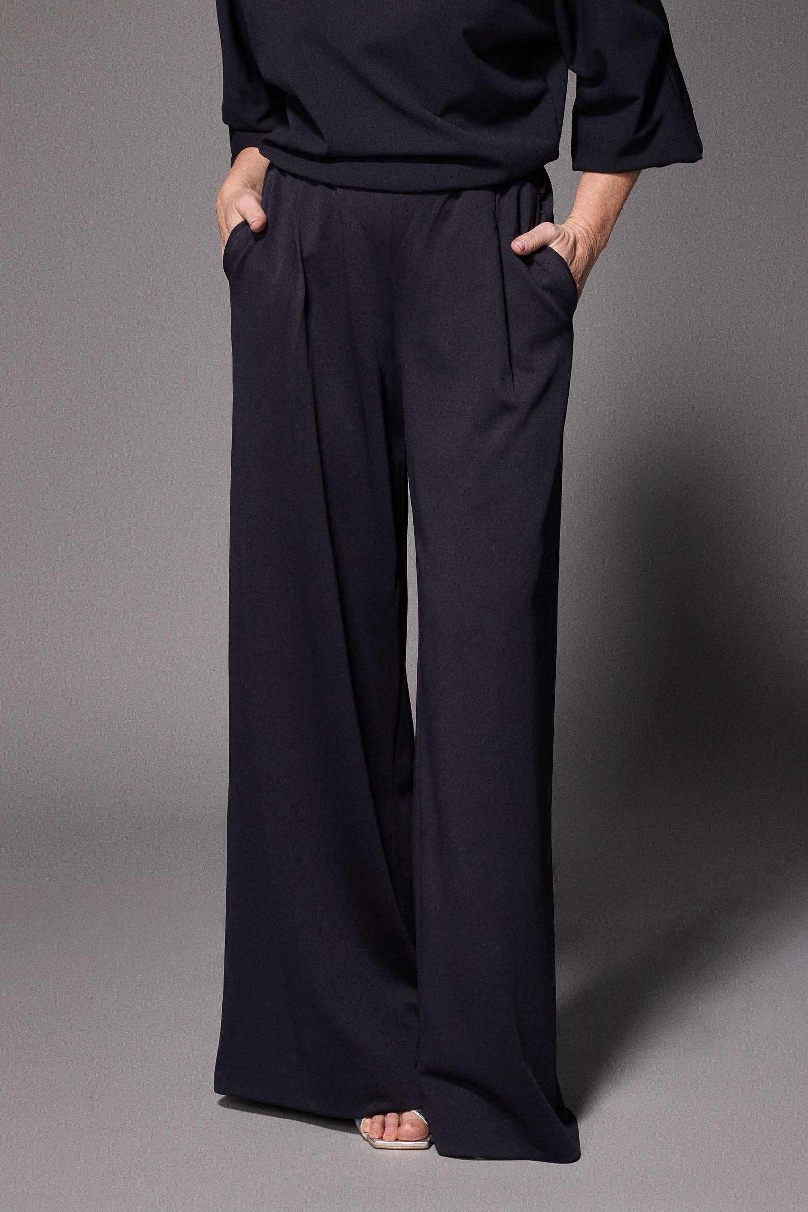 Meggy broek in stretch stof - Navy