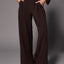 Meggy broek in stretch stof - Brown