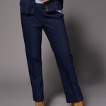 Emilia velours pantalon - Navy
