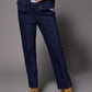 Emilia velours pantalon - Navy