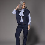 Emilia velours pantalon - Navy