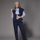 Emilia velours pantalon - Navy
