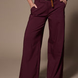 Len straight leg broek - Plume