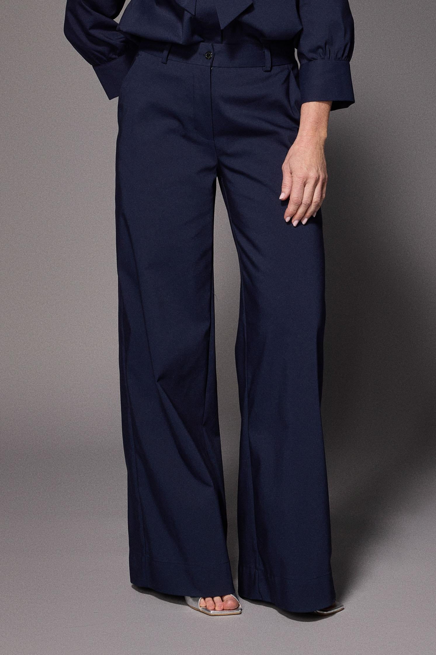 Len straight leg broek - Navy