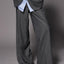 Oscare pantalon met hoge taille - Grey Checks