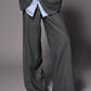 Oscare pantalon met hoge taille - Grey Checks