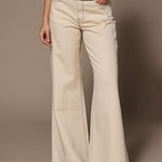 Jazz wide leg jeans - Ecru