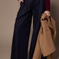 Javea wide leg pantalon - Dark denim