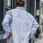 Norabel oversized hemd - Light Blue