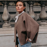 Carole omkeerbare manteljas - Brown