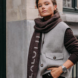 LL scarf - Brown