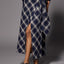 Atlanta flanellen maxi rok - Navy Checks
