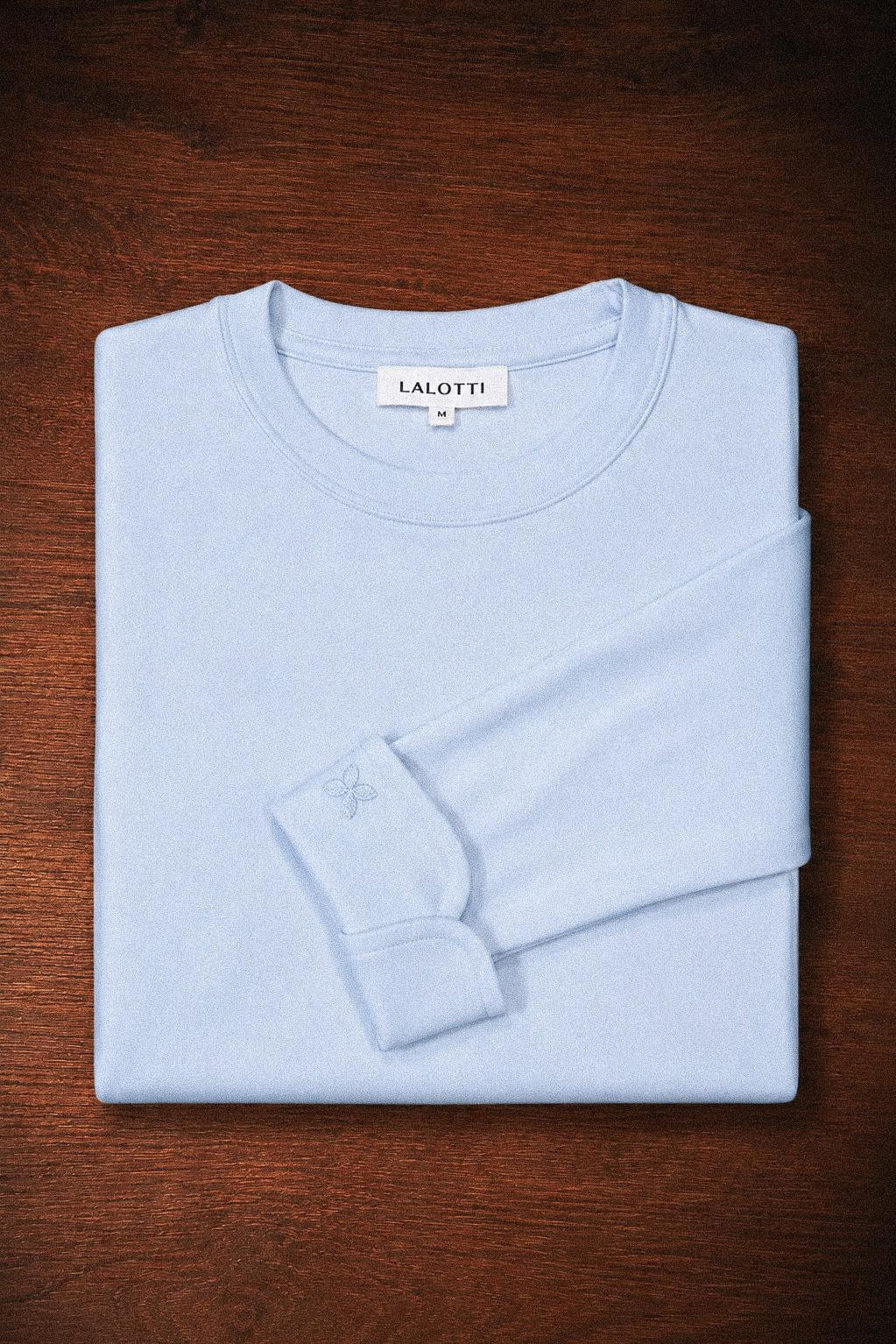 Levi shirt met ronde hals - Light Blue