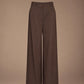 Len straight leg broek - Brown