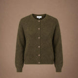 Alana mohair gilet - Khaki
