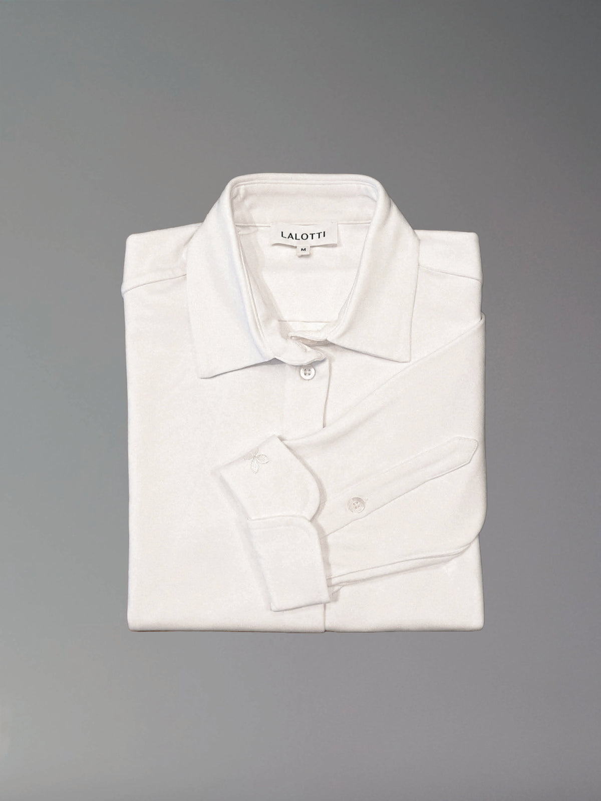 Babette blouse in t-shirt stof - White