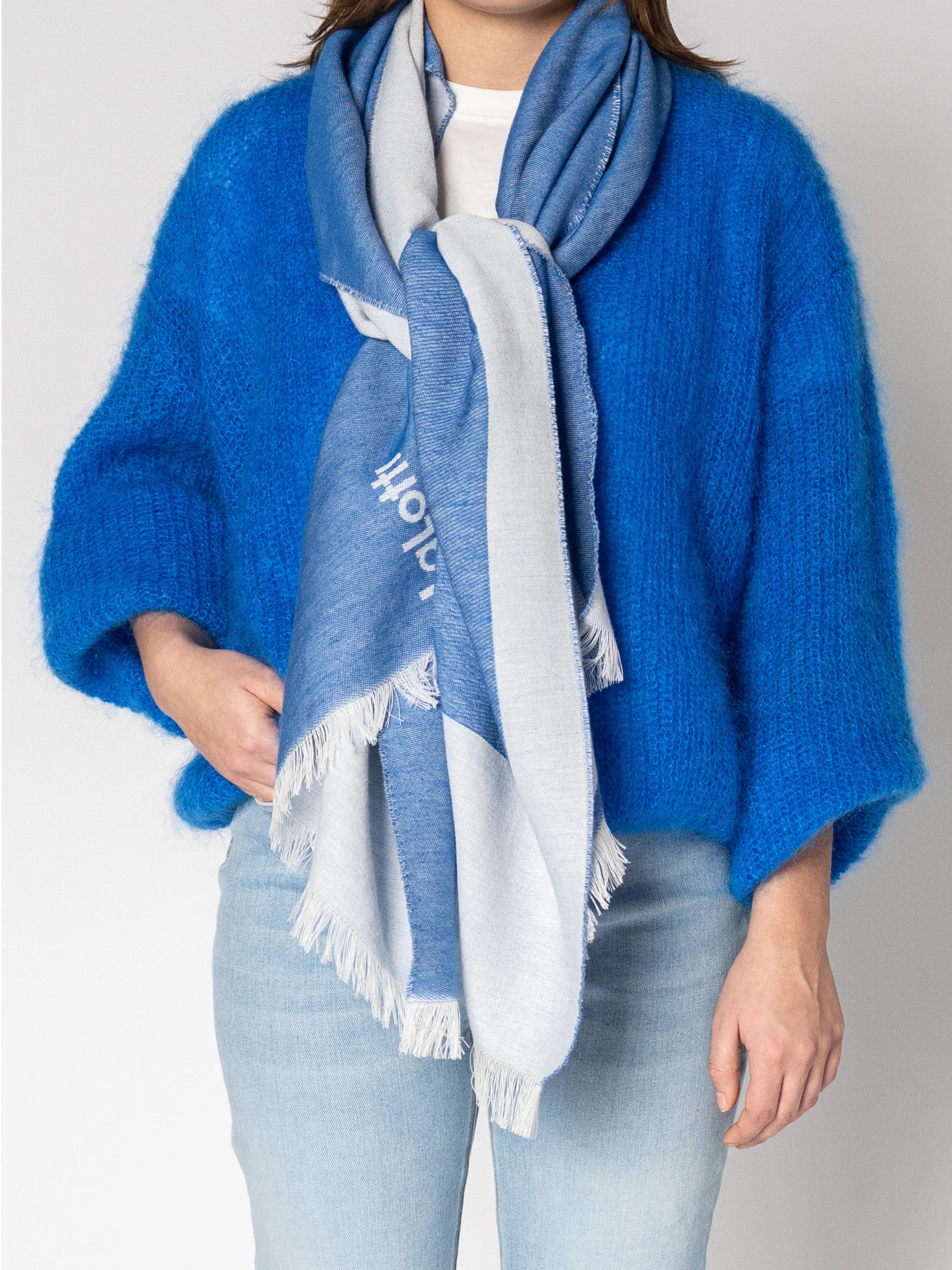 Sjaal met logo - Bic Blauw