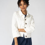 Vest in denimlook - Ecru