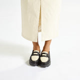 Matteo moccasin met teddy - Cognac