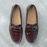 Moccasin in leder - Burgundy