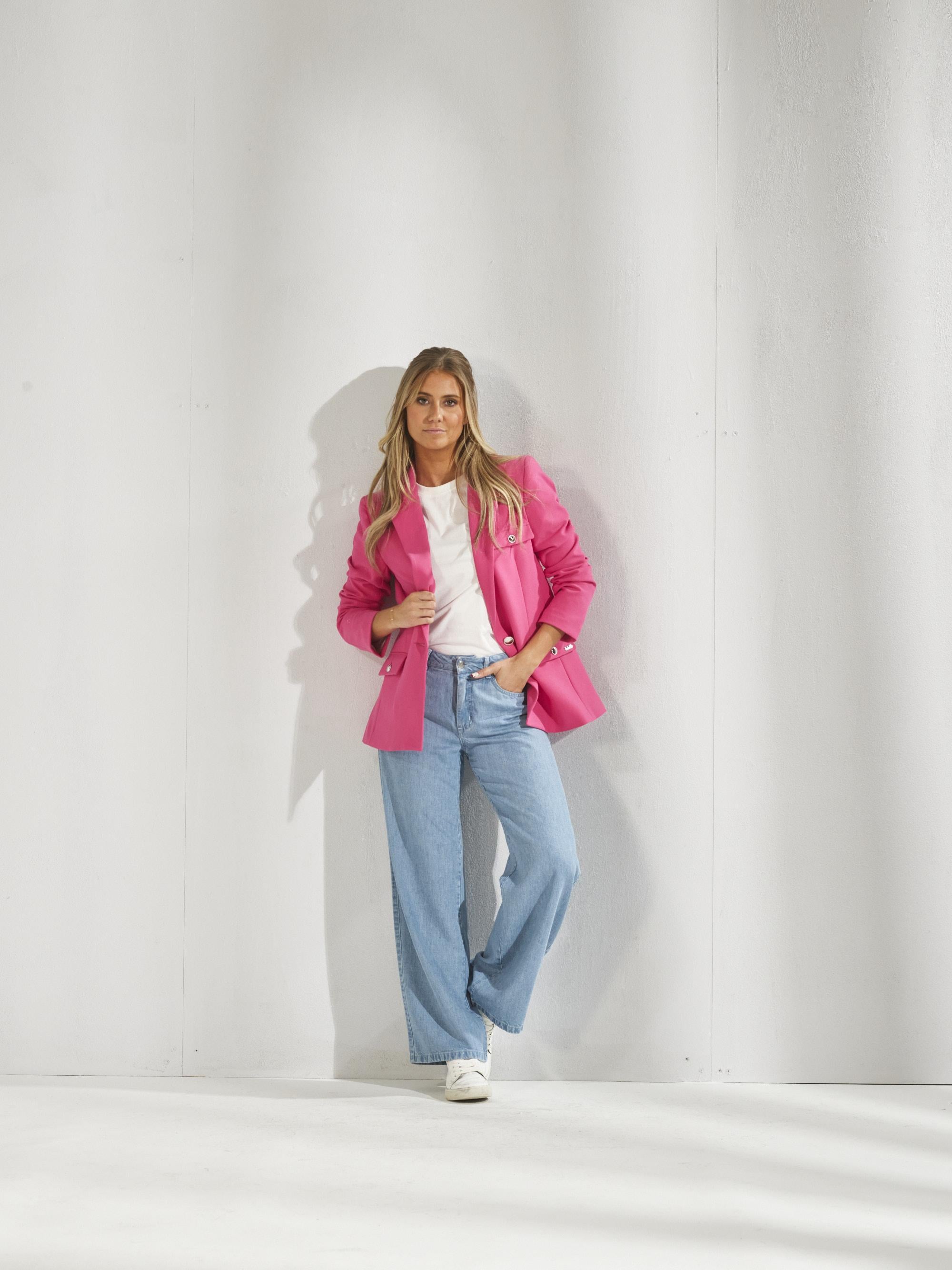 Mid waist jeans met losse fit - Jeans