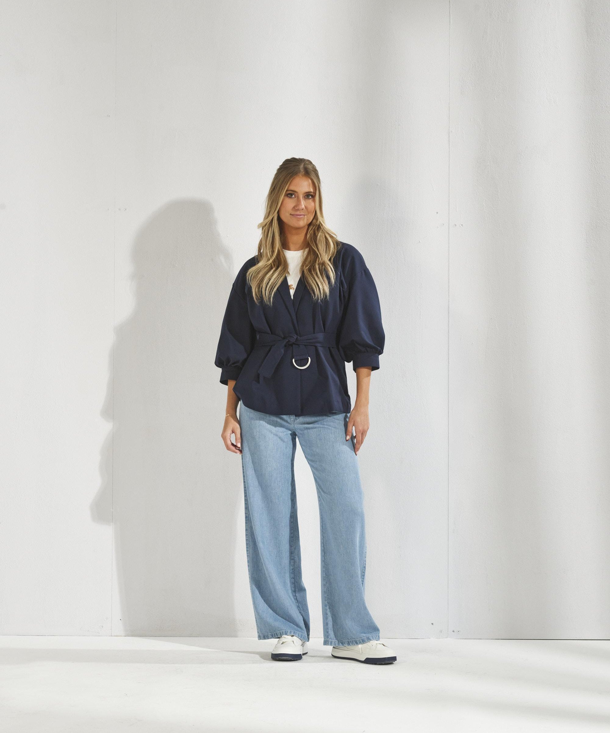 Mid waist jeans met losse fit - Jeans