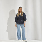 Mid waist jeans met losse fit - Jeans