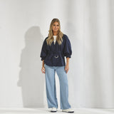 Mid waist jeans met losse fit - Jeans