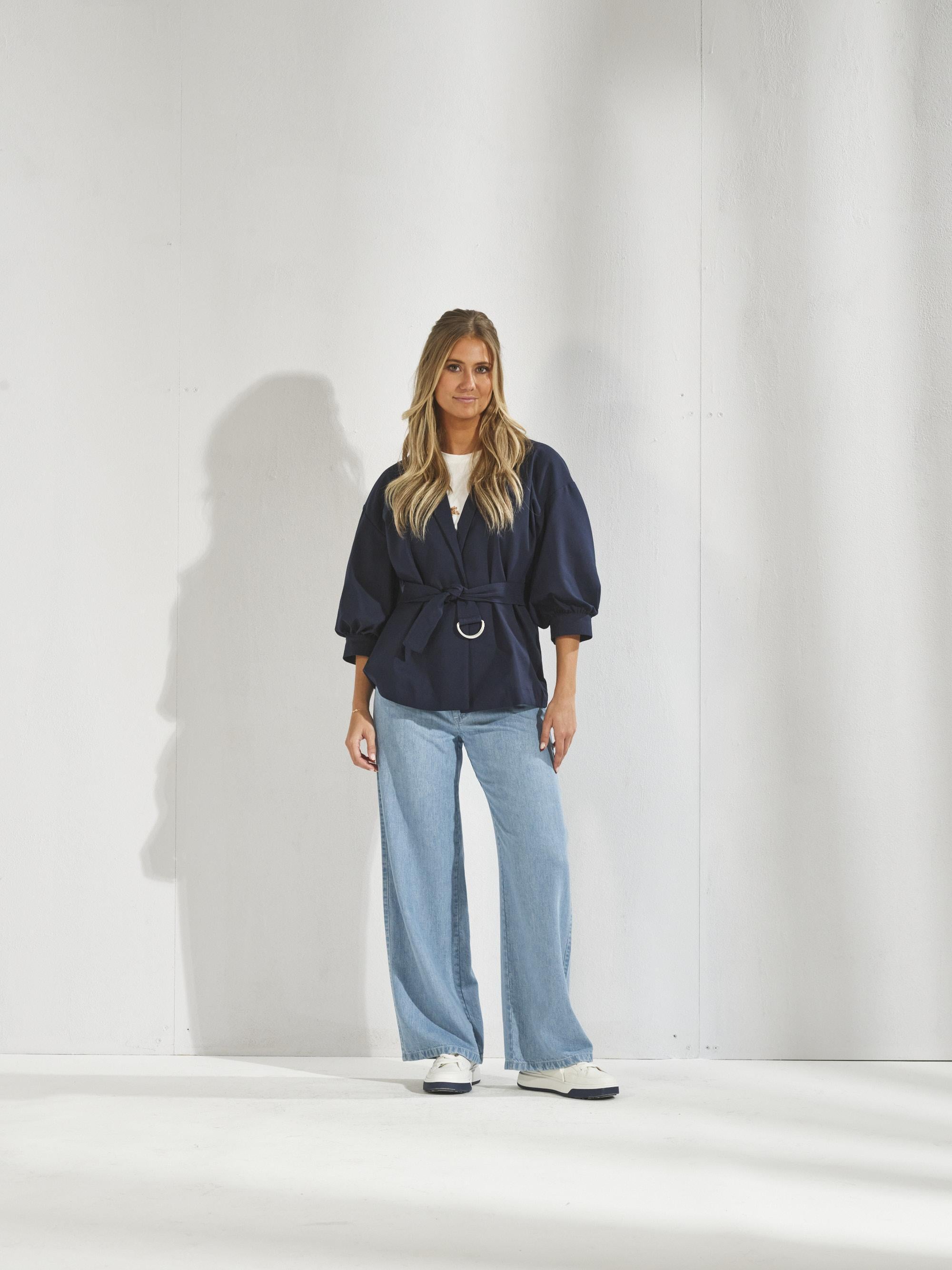 Mid waist jeans met losse fit - Jeans