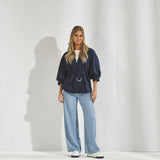 Mid waist jeans met losse fit - Jeans