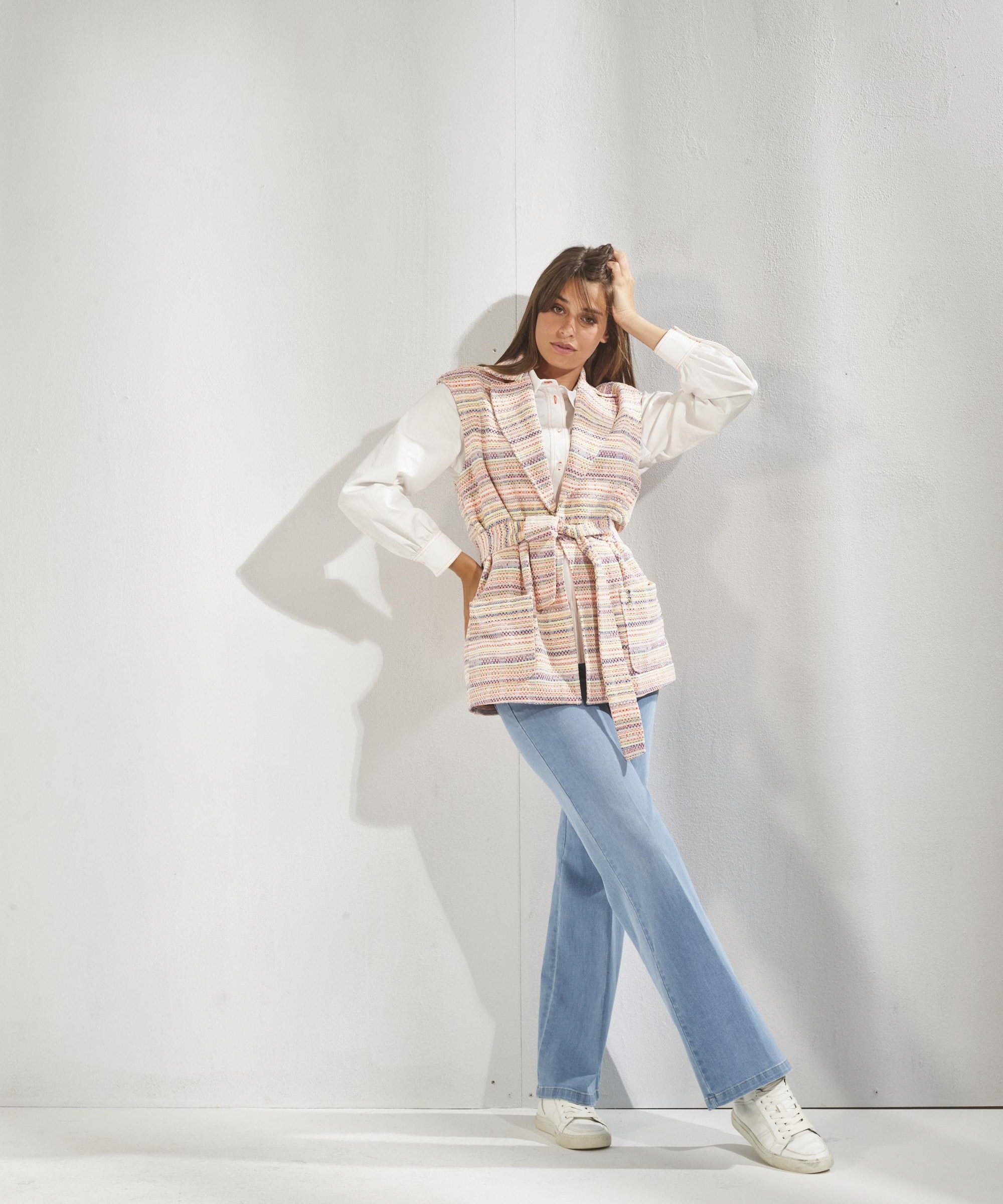 Broek met wijde pijpen - Jeans