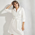 Jurk met knoopdetail - Wit