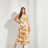 Bain soleil met print - Casablanca camel