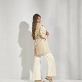 Midi trenchcoat - Camel
