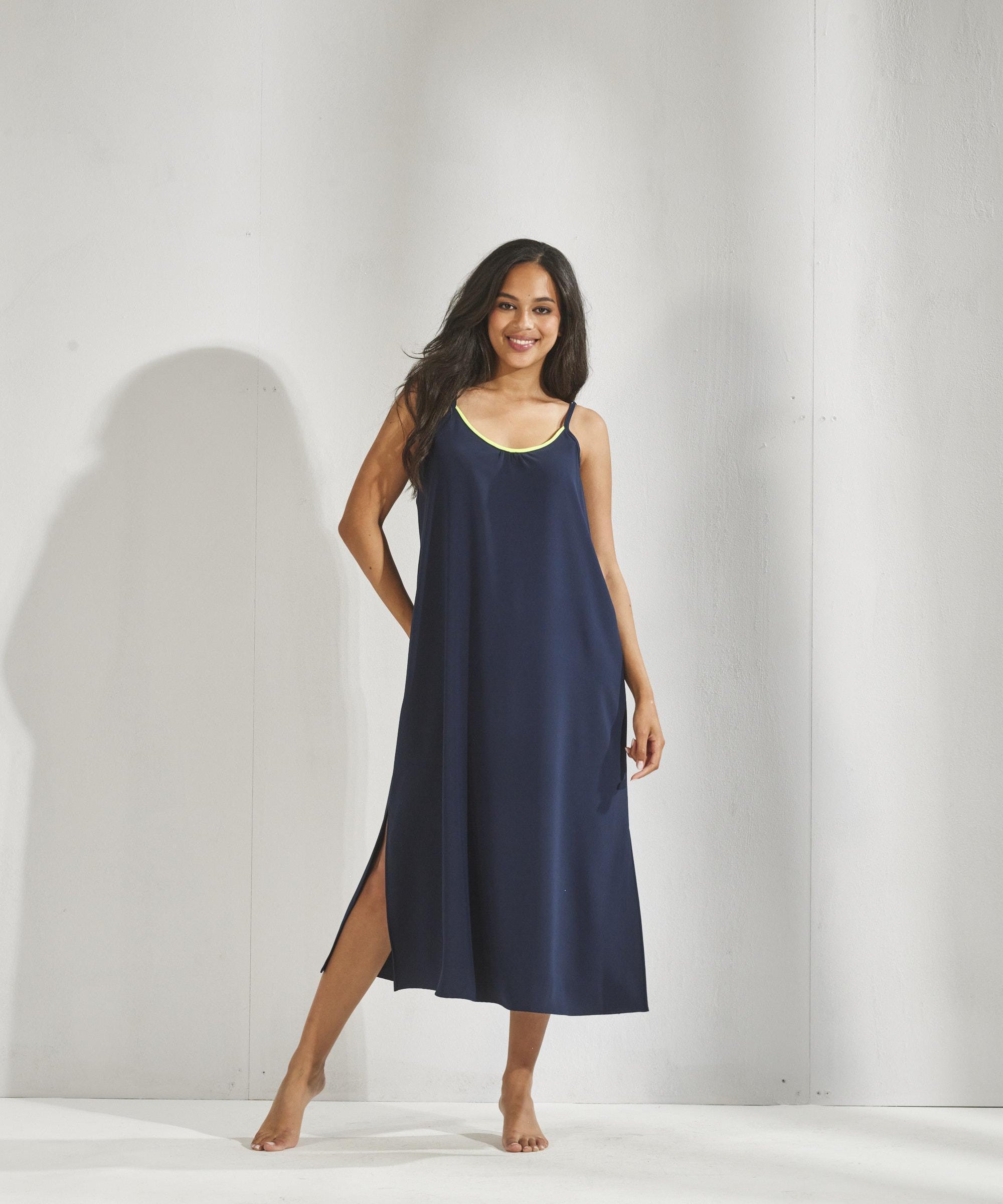 Bain soleil met fluo detail - Navy